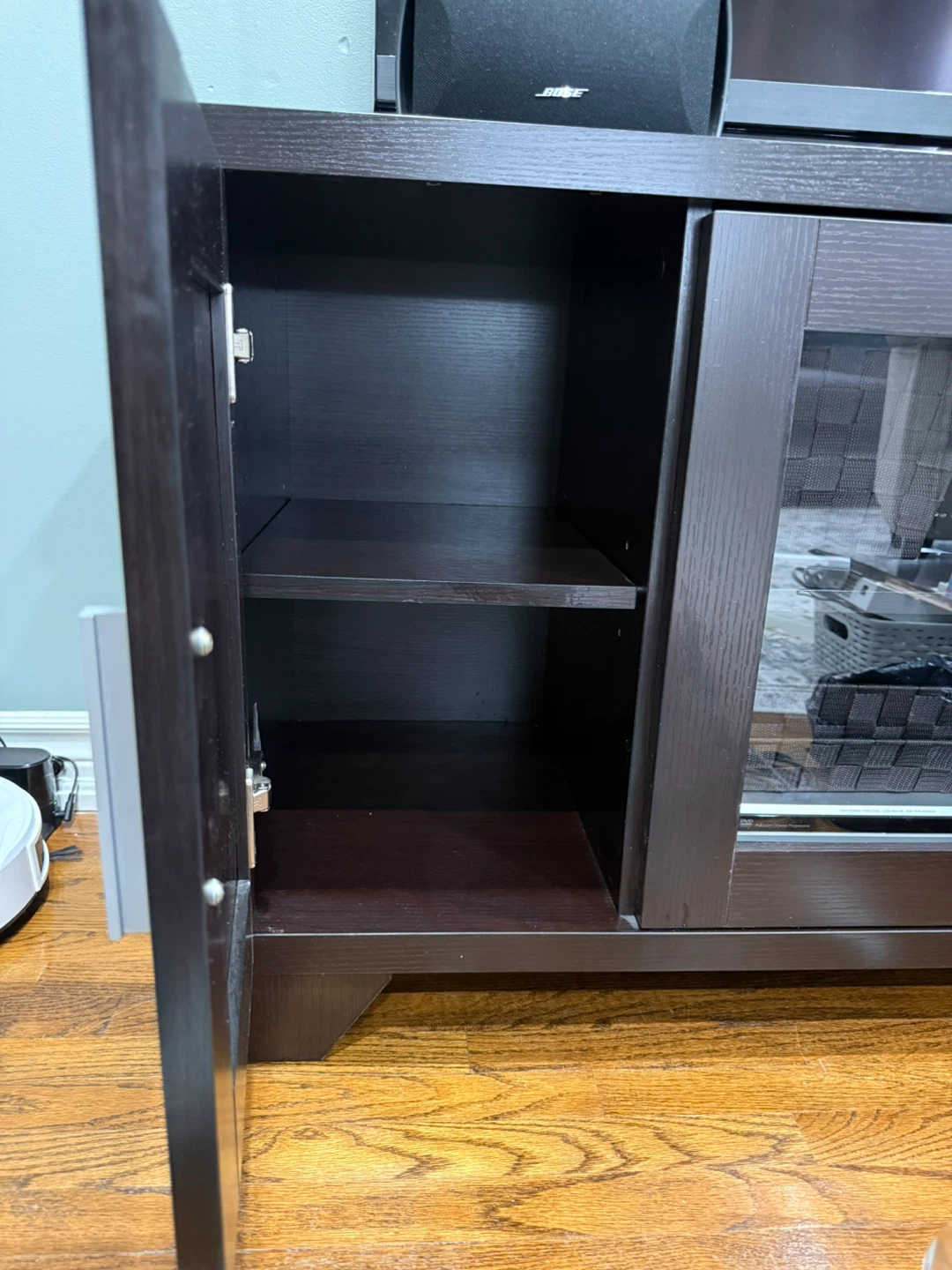 Dark Brown Media Console - photo 4