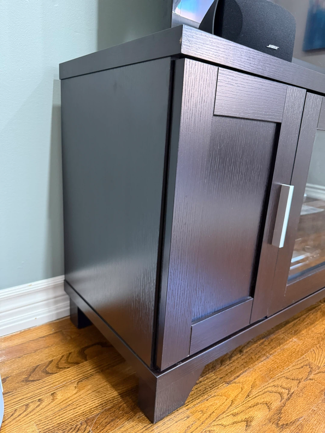 Dark Brown Media Console - photo 3