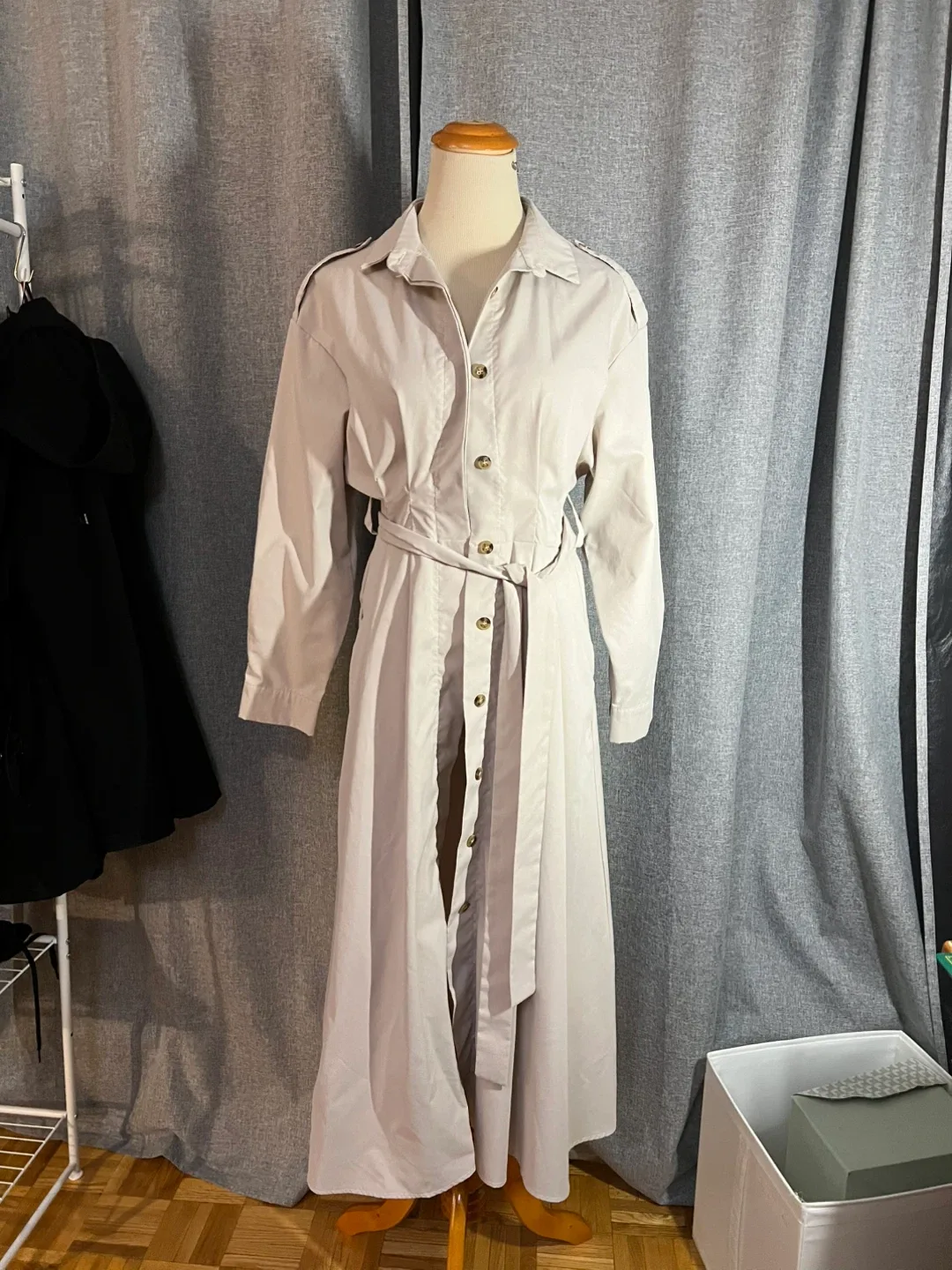 Trench shirt dress - Beige