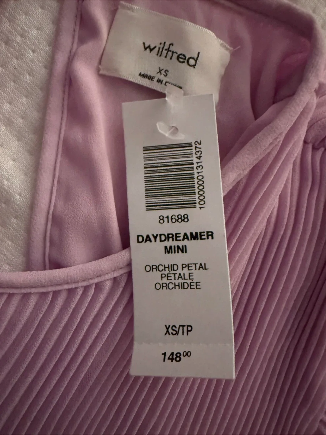 Wilfred Daydreamer Mini Dress - Orchid Petal, XS image indicator(2)