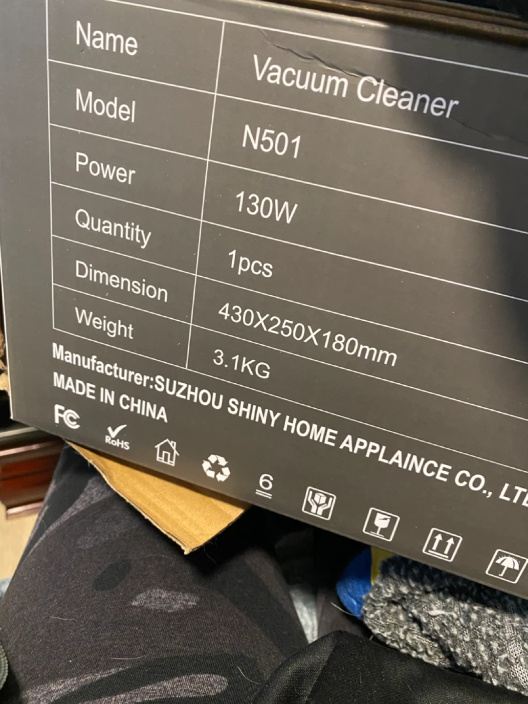 SOOU Vacuum Cleaner N501 - Like New! - photo 2