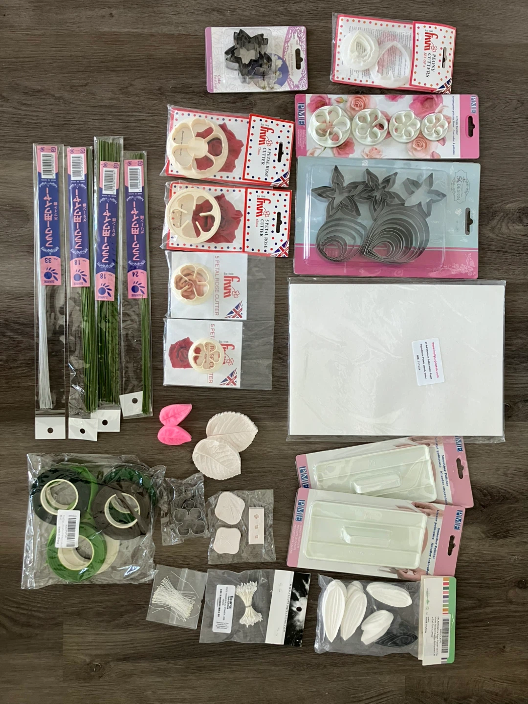 Cake Decorating Edible Flower Tool Set