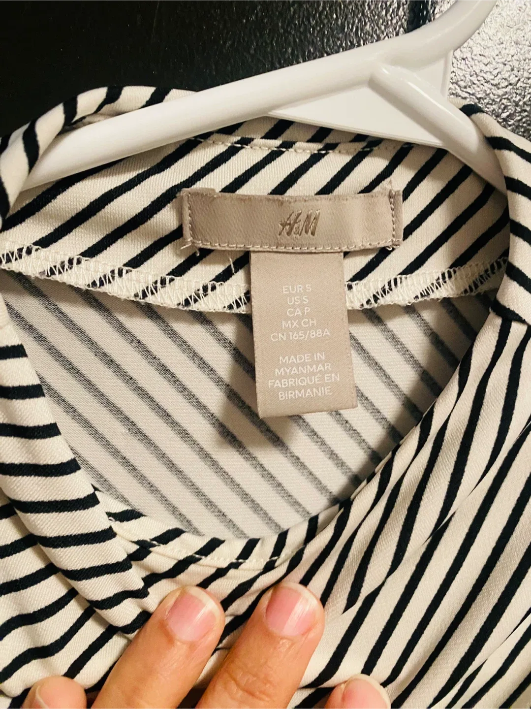 H&M Striped Top - Size Small image indicator(3)