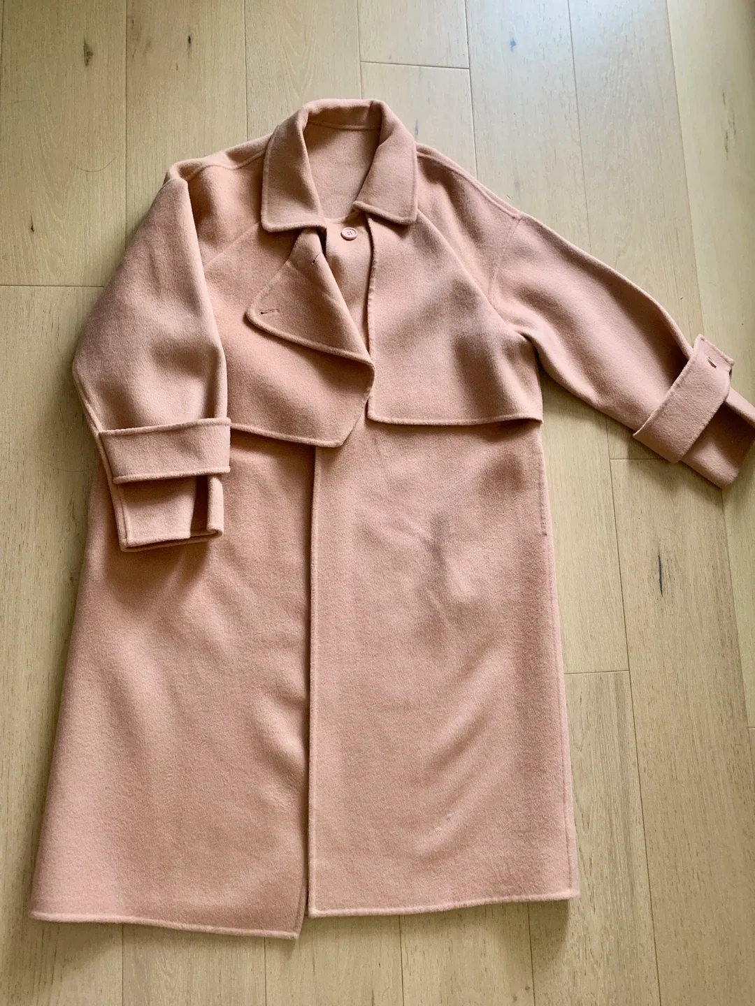 100% Wool Pink Blend Coat - Size M image indicator(4)