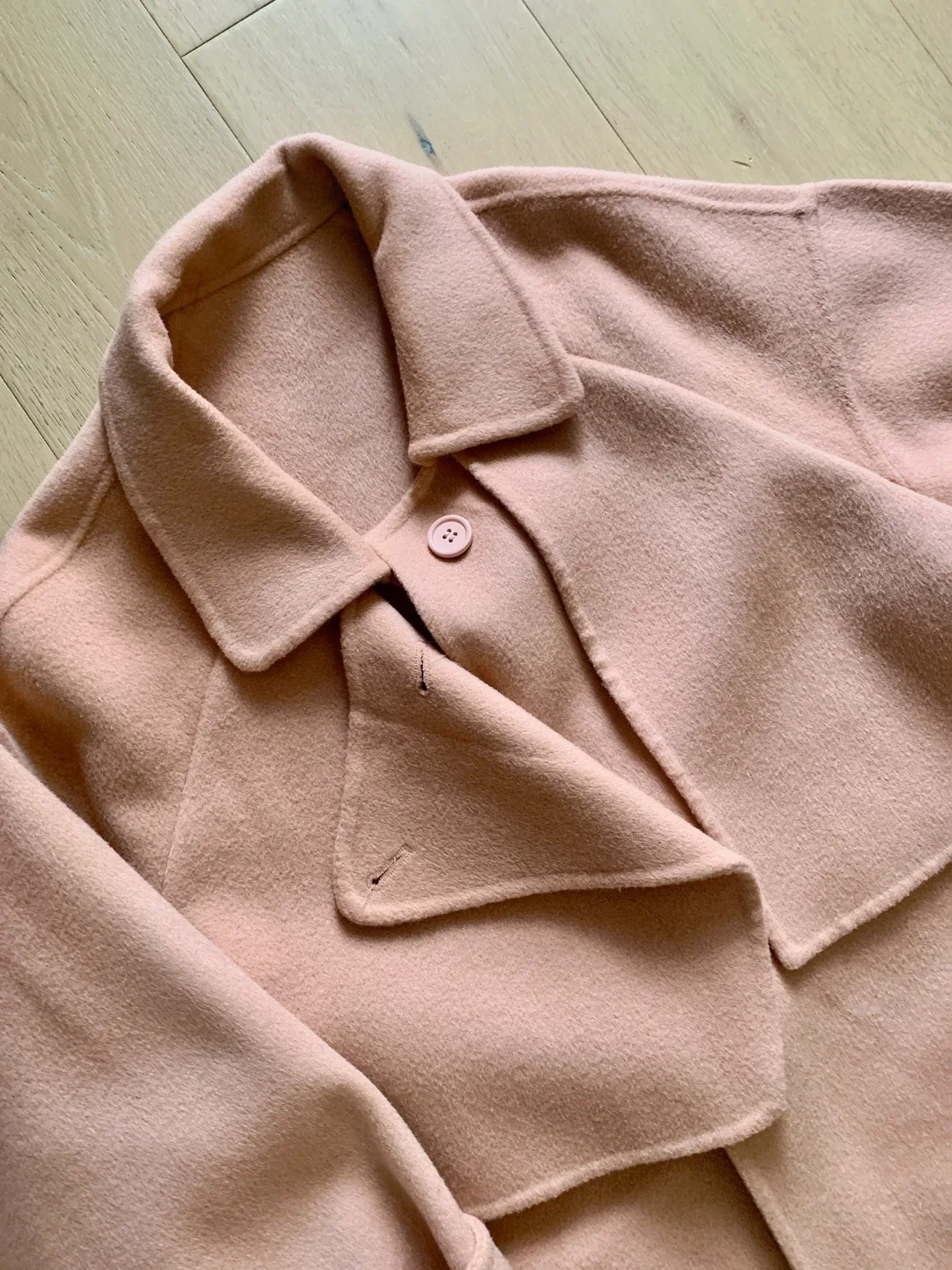 100% Wool Pink Blend Coat - Size M image indicator(5)