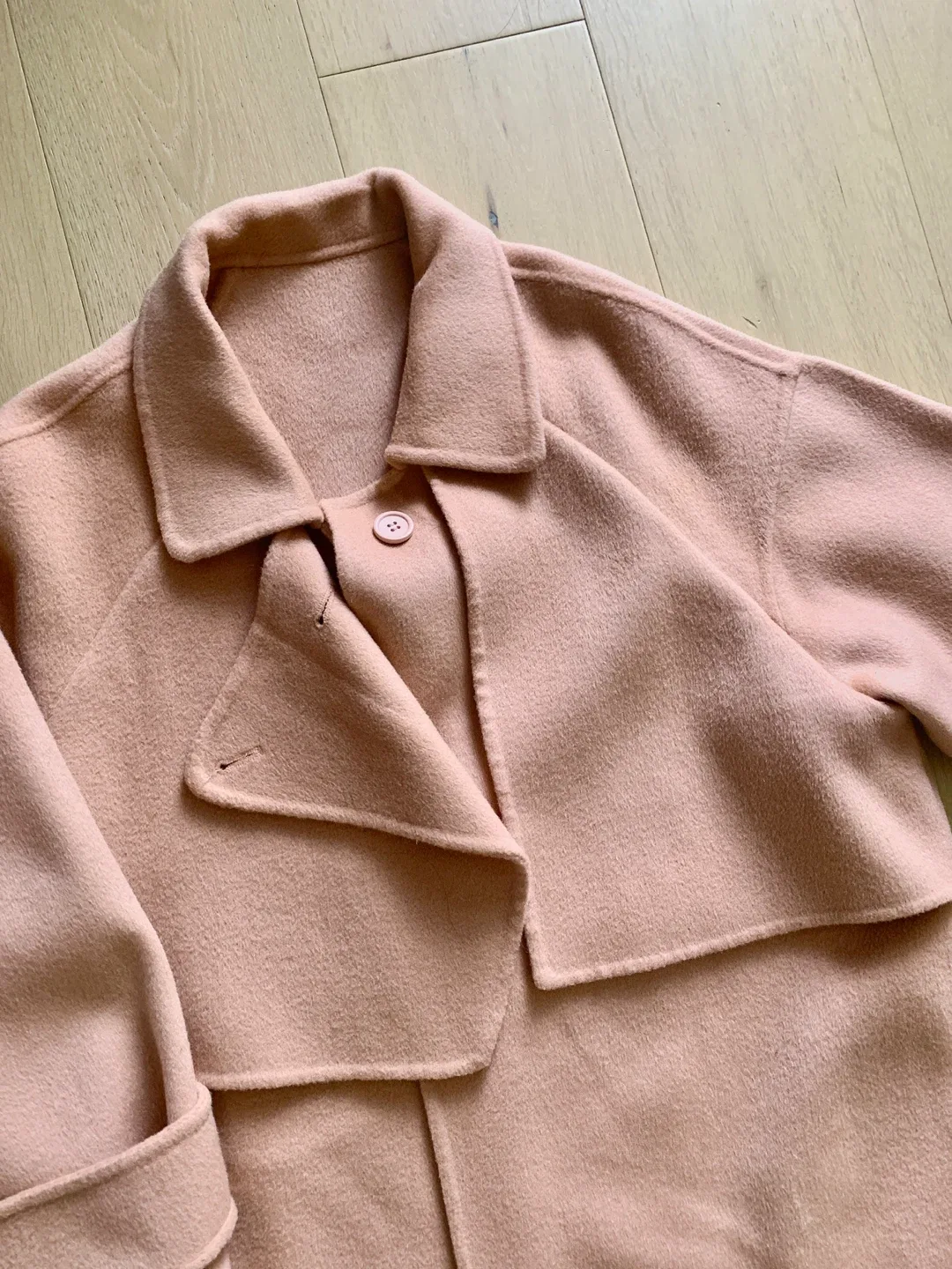 100% Wool Pink Blend Coat - Size M image indicator(6)