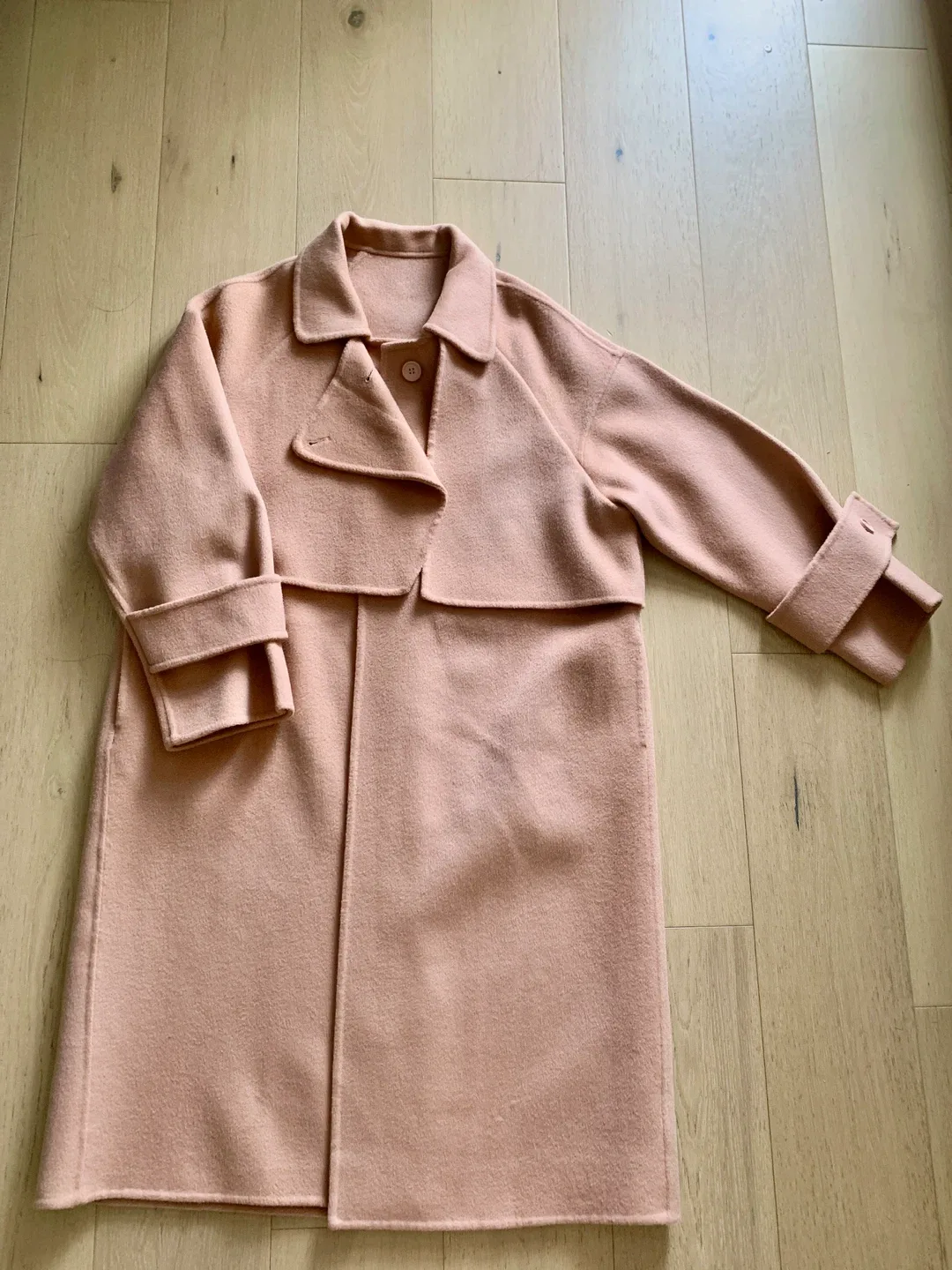 100% Wool Pink Blend Coat - Size M image indicator(2)