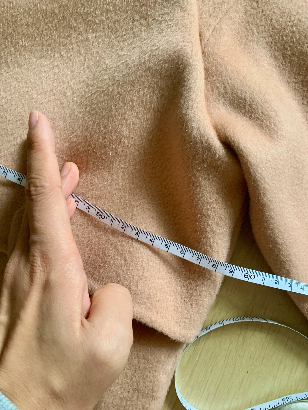 100% Wool Pink Blend Coat - Size M image indicator(8)