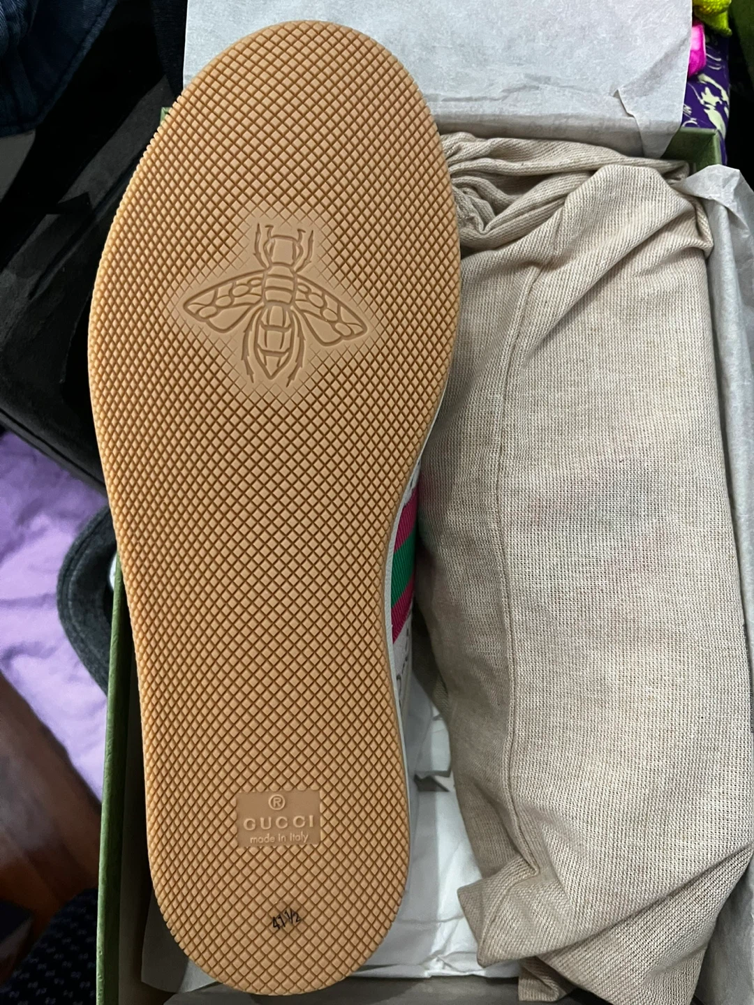 Gucci Screener Sneakers Size 41.5 - photo 4