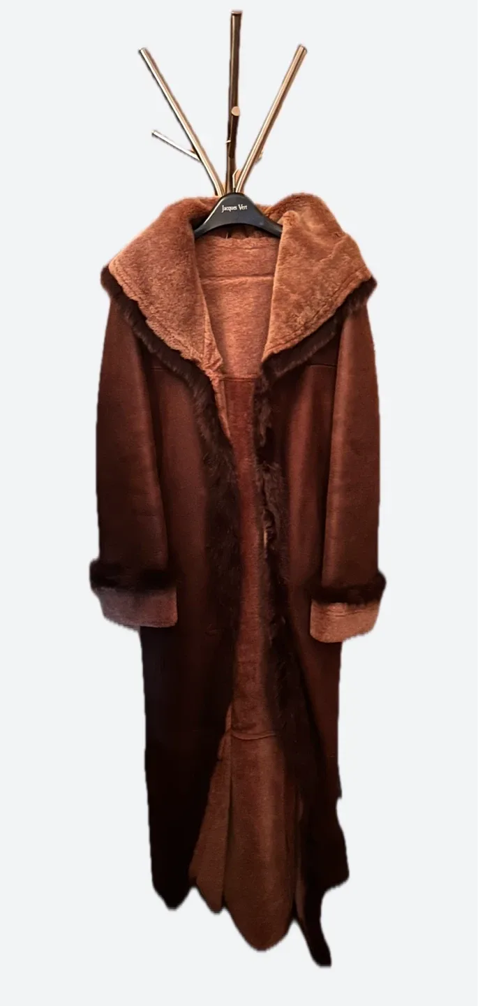 Brown Shearling Coat thumbnail