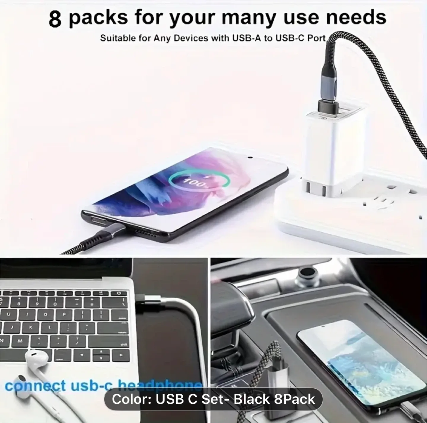 4-Pack USB-C to USB Adapter Set image indicator(5)