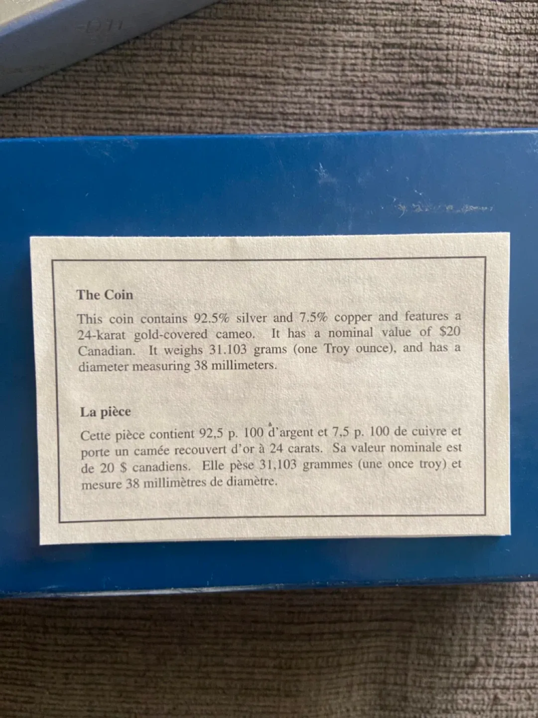 Canadair F-86 Sabre 20 Dollar Coin image indicator(3)
