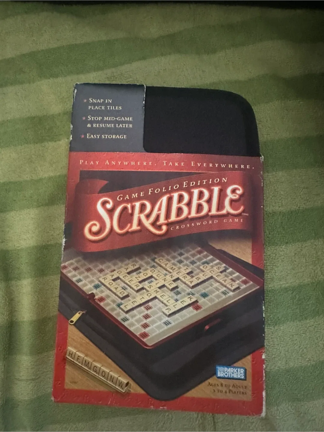 Scrabble Game Folio Edition Parker Brothers