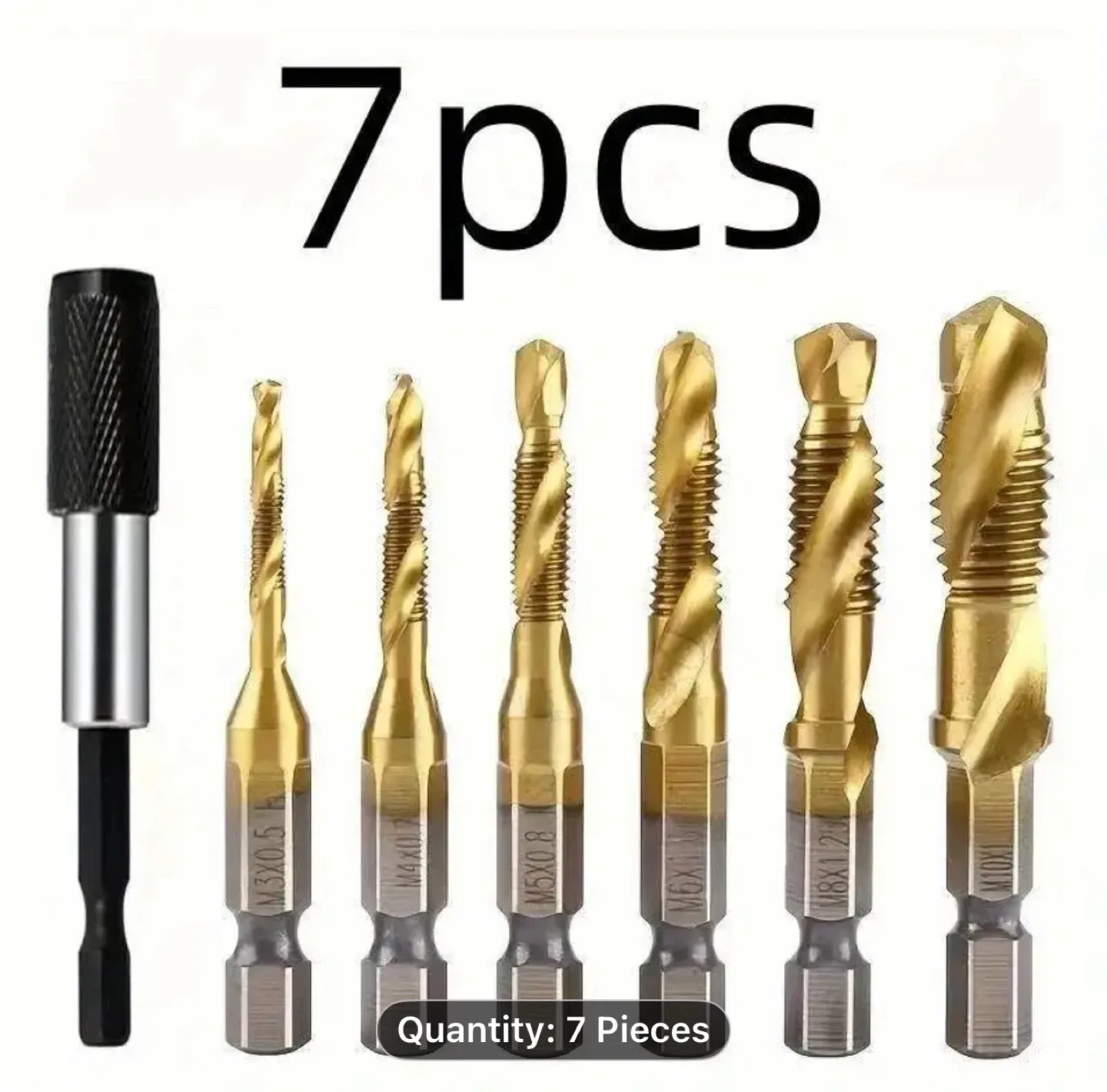 7pcs Drill Bit And Threading Tool Set image indicator(7)