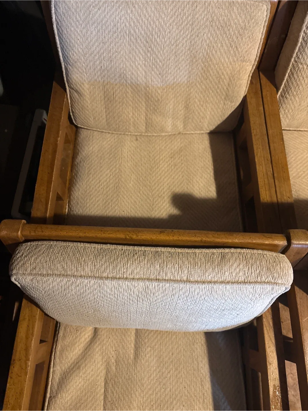 4 vintage wood chairs image indicator(5)