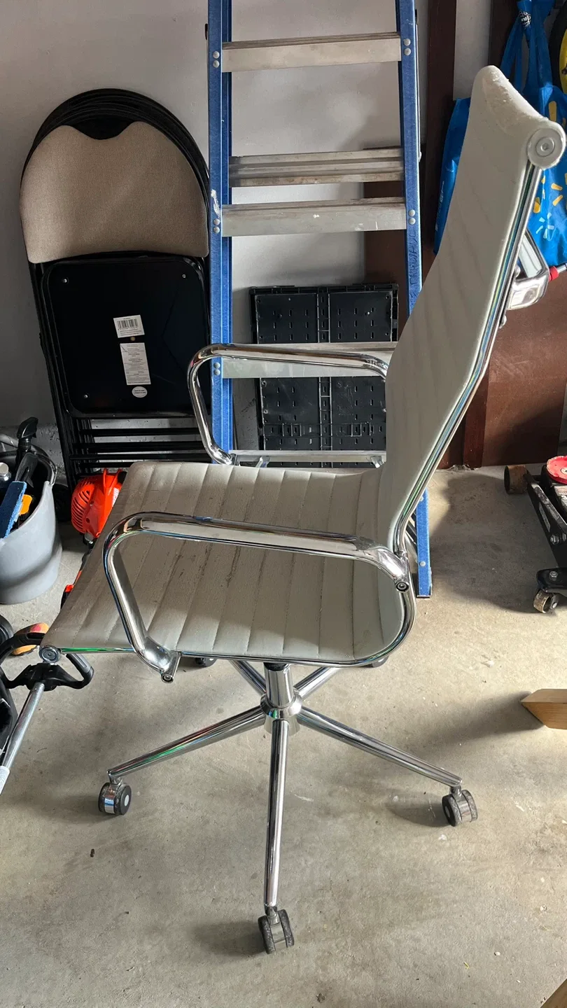 Office Chair - White red chairs dinning image indicator(3)