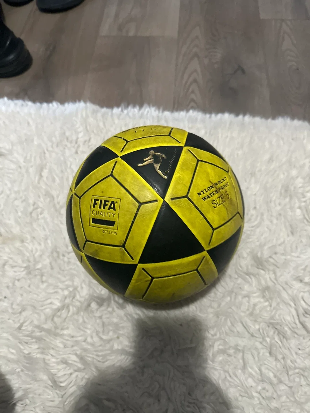 FIFA Quality Yellow/Black Size 5 Soccer Ball