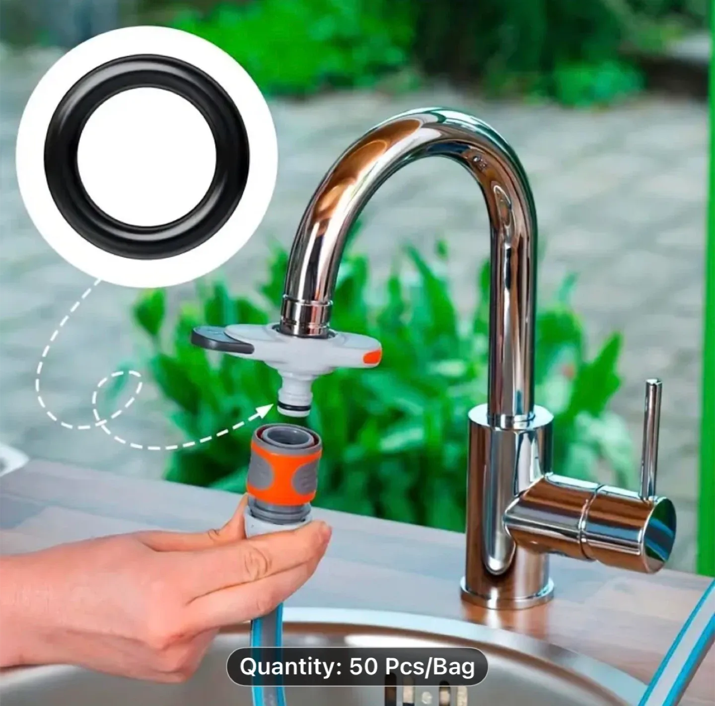 50pcs High-Quality Nitrile Rubber O-Ring Gaskets image indicator(5)