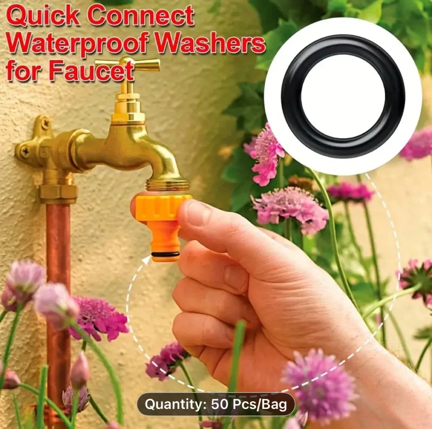 50pcs High-Quality Nitrile Rubber O-Ring Gaskets image indicator(3)