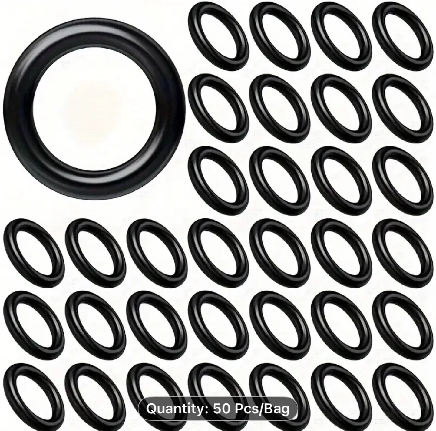50pcs High-Quality Nitrile Rubber O-Ring Gaskets image indicator(8)