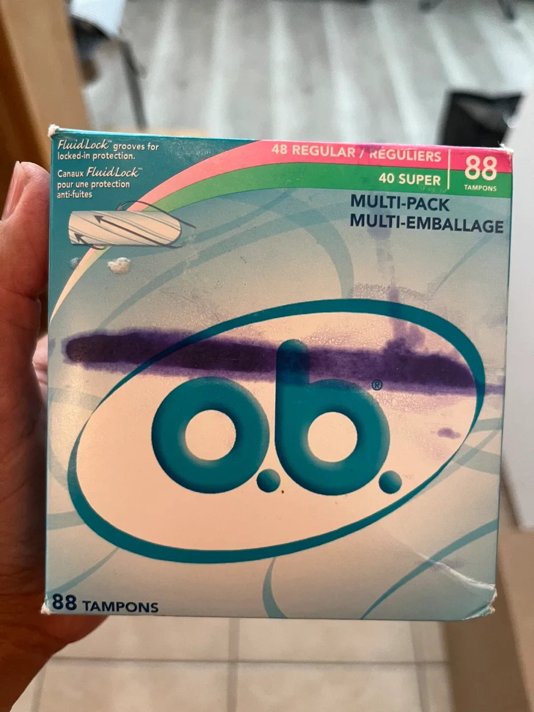 o.b. Multi-Pack Tampons - 88 Count