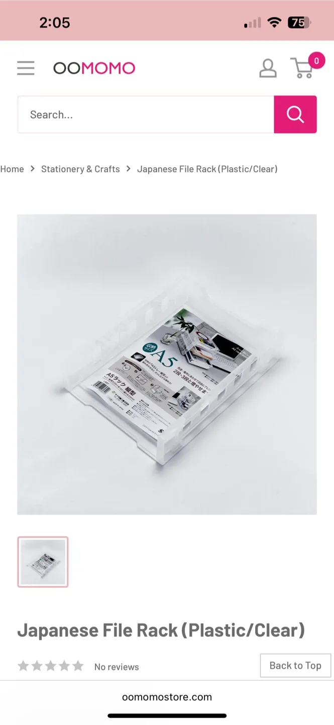 Set of 3 Stackable File Tray Organizer image indicator(3)