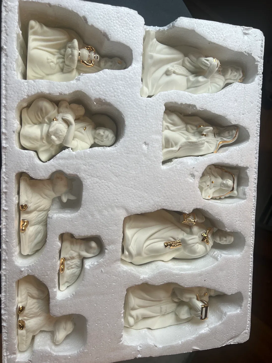 Holiday Time 10-Piece Porcelain Nativity Set image indicator(3)