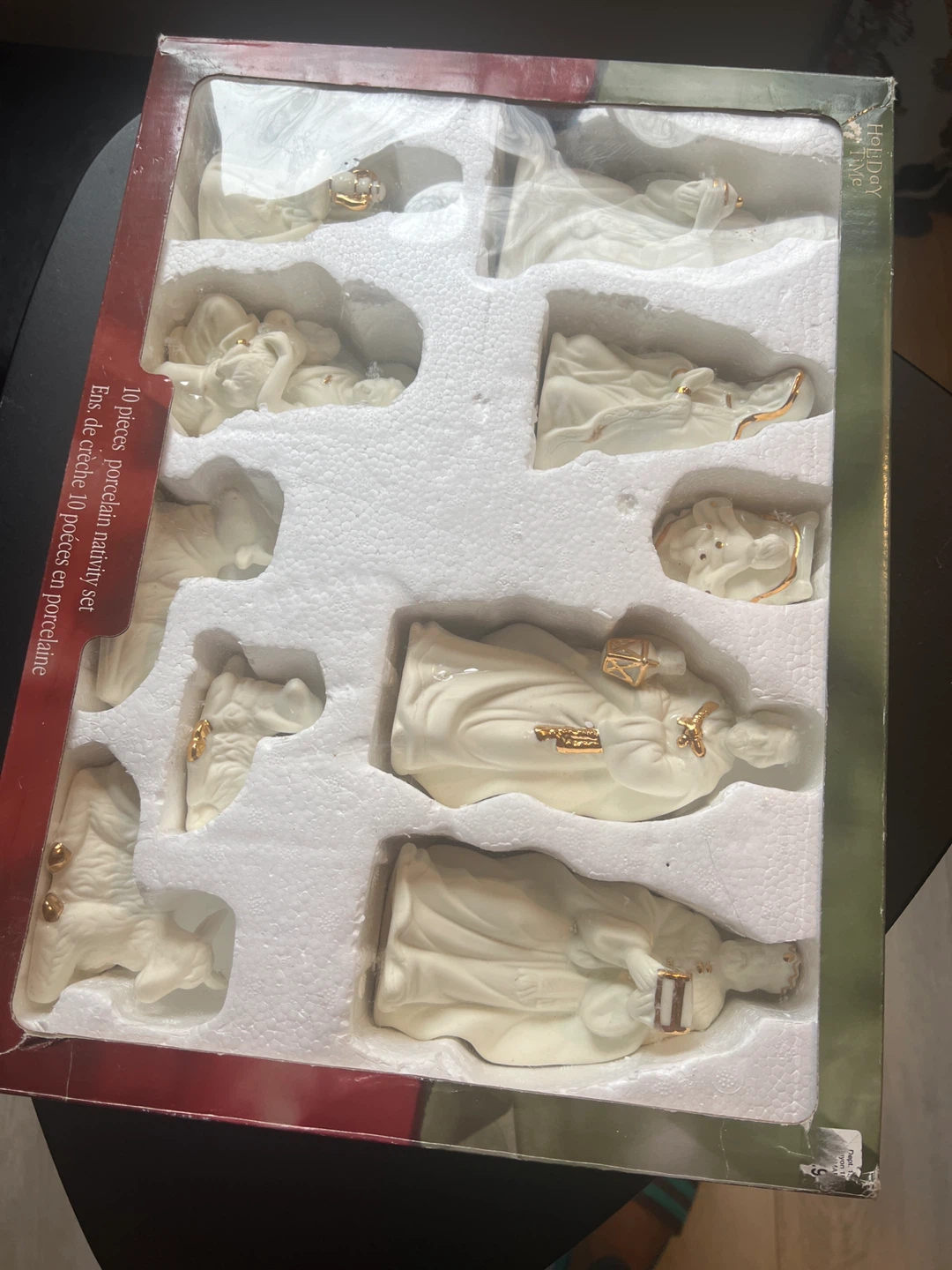 Holiday Time 10-Piece Porcelain Nativity Set - photo 2