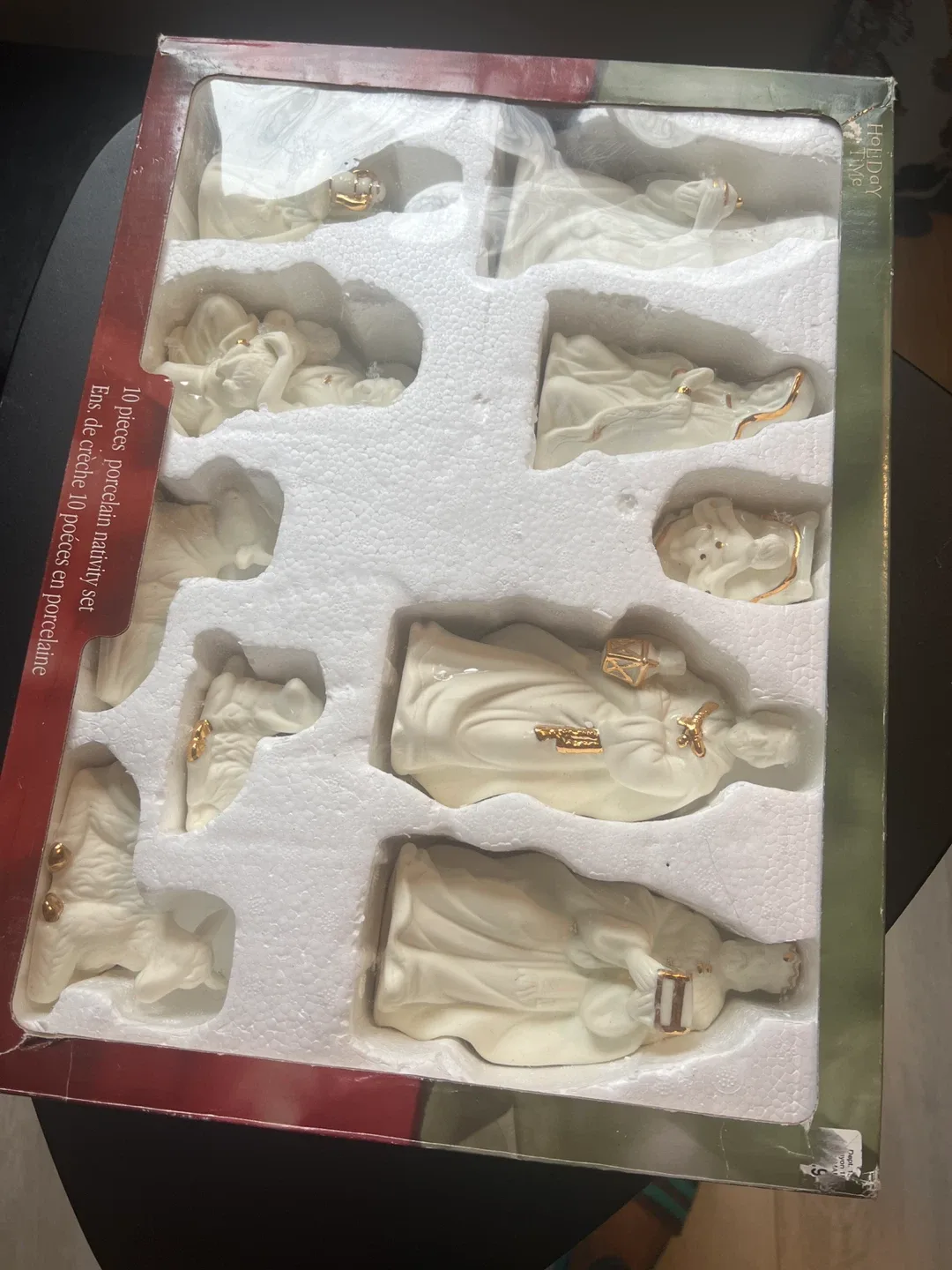 Holiday Time 10-Piece Porcelain Nativity Set image indicator(2)