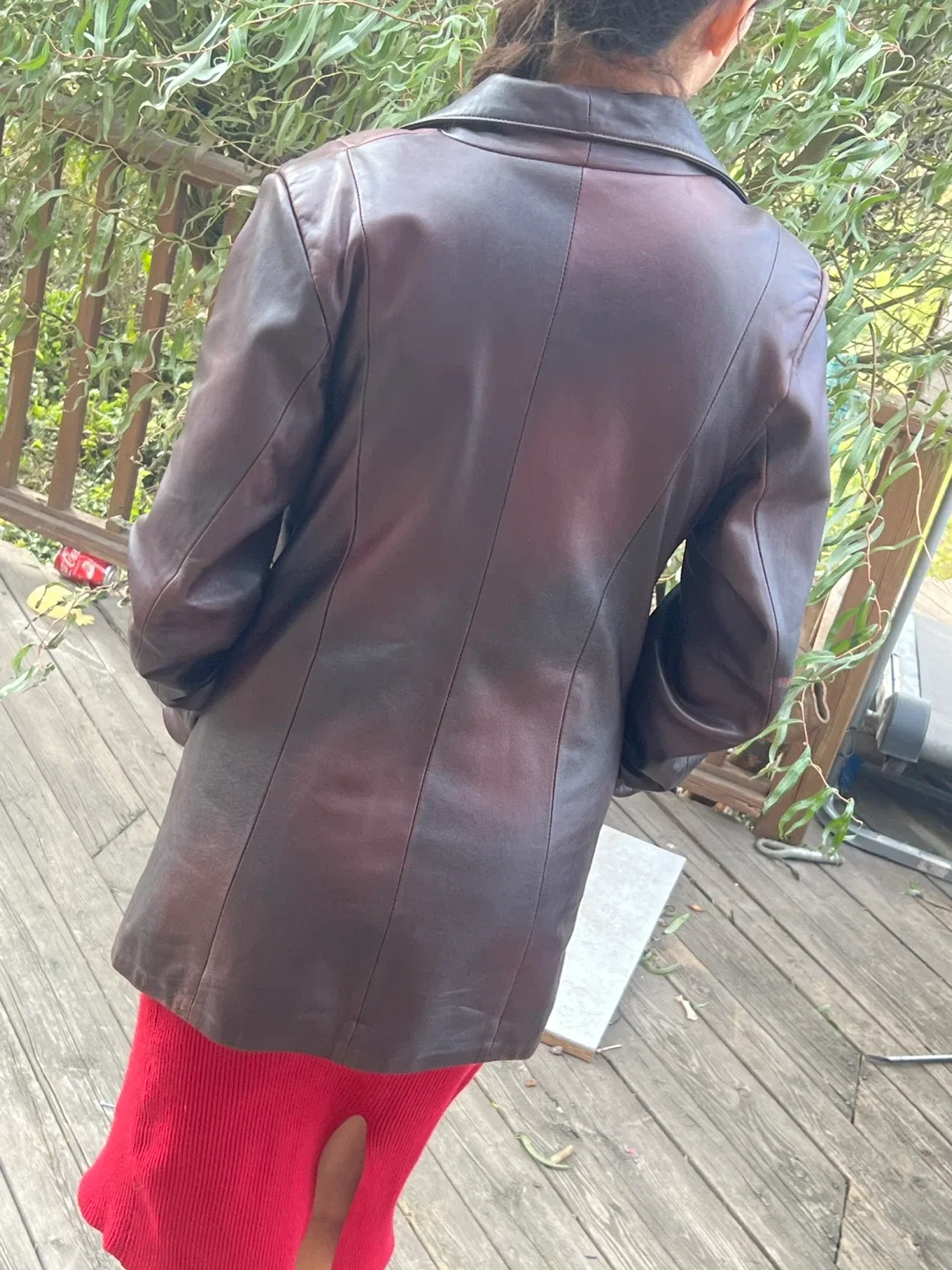 Yesilmod Palle Leather Jacket - Brown image indicator(2)