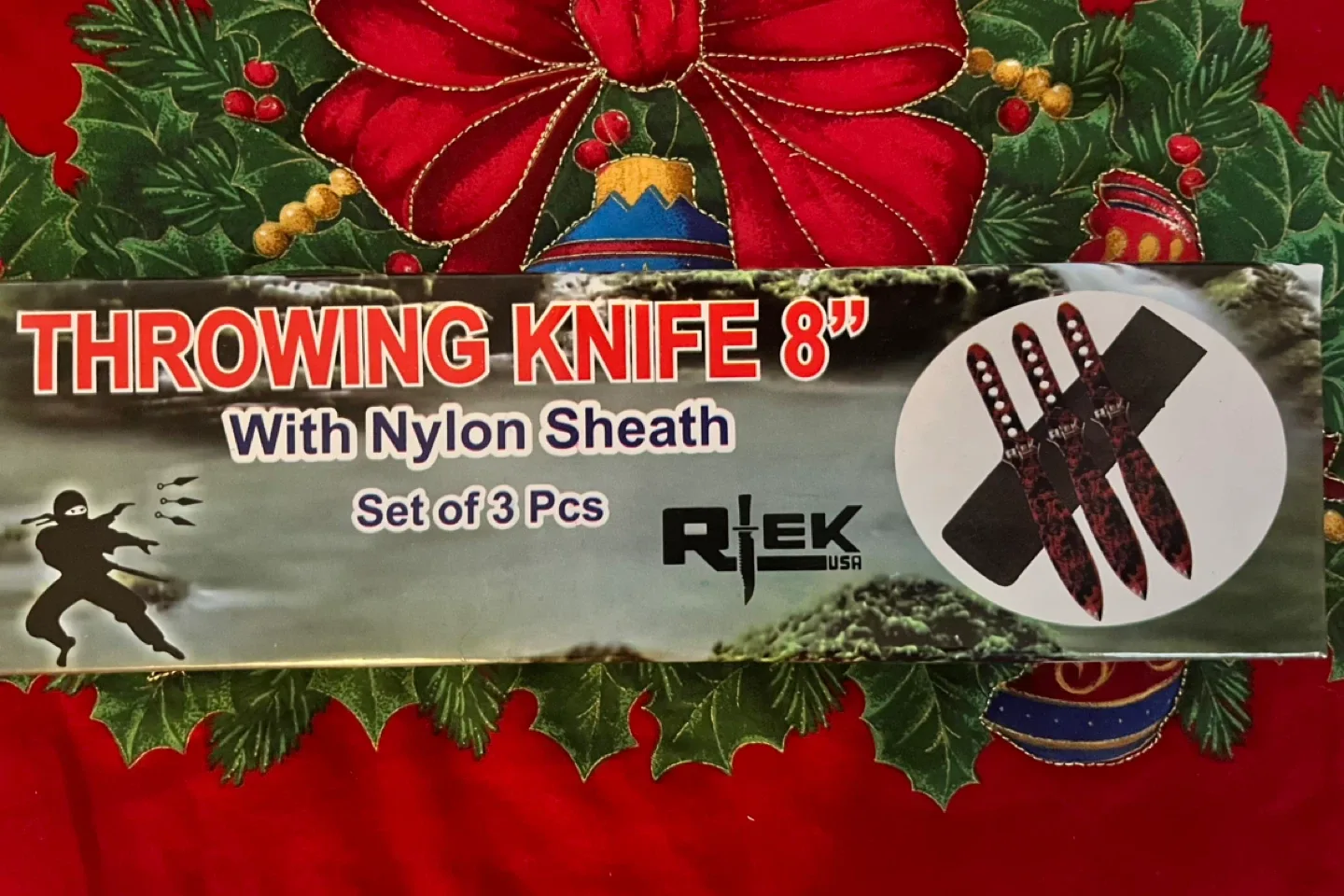 RIEK USA Throwing Knife 8" Set of 3