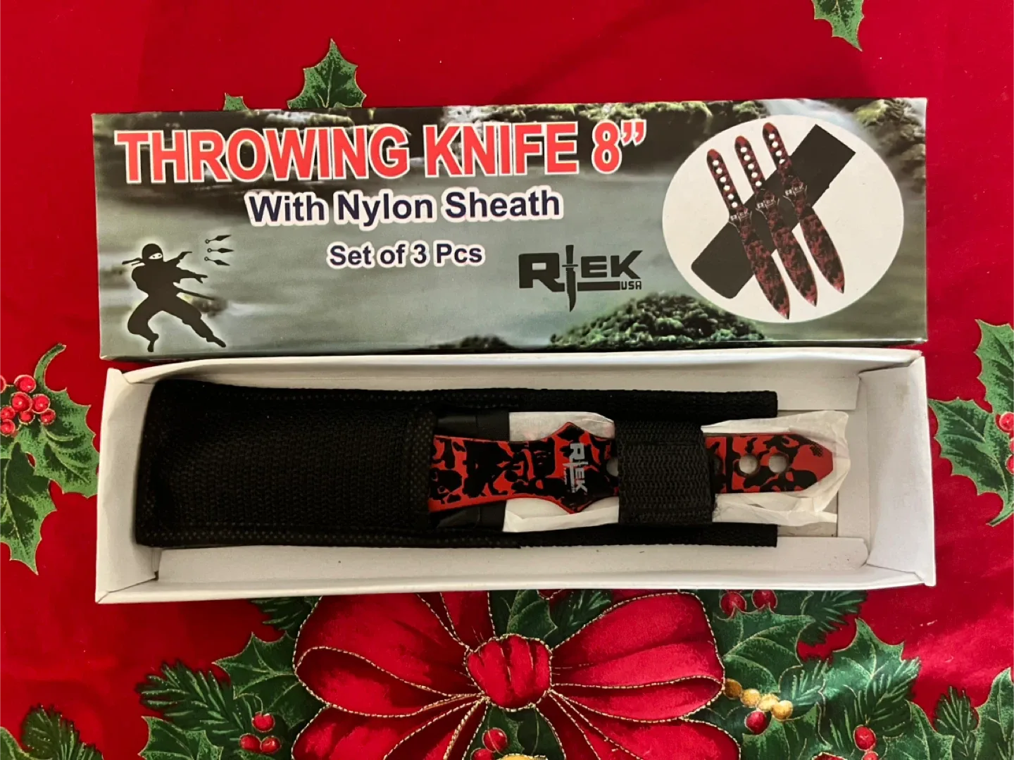 RIEK USA Throwing Knife 8" Set of 3 image indicator(3)