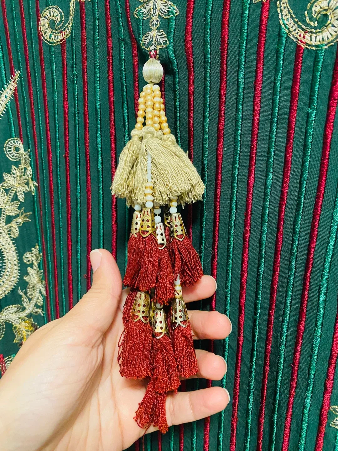 KhaadiKhaas Green Embroidered Kurti - Size 8 image indicator(4)