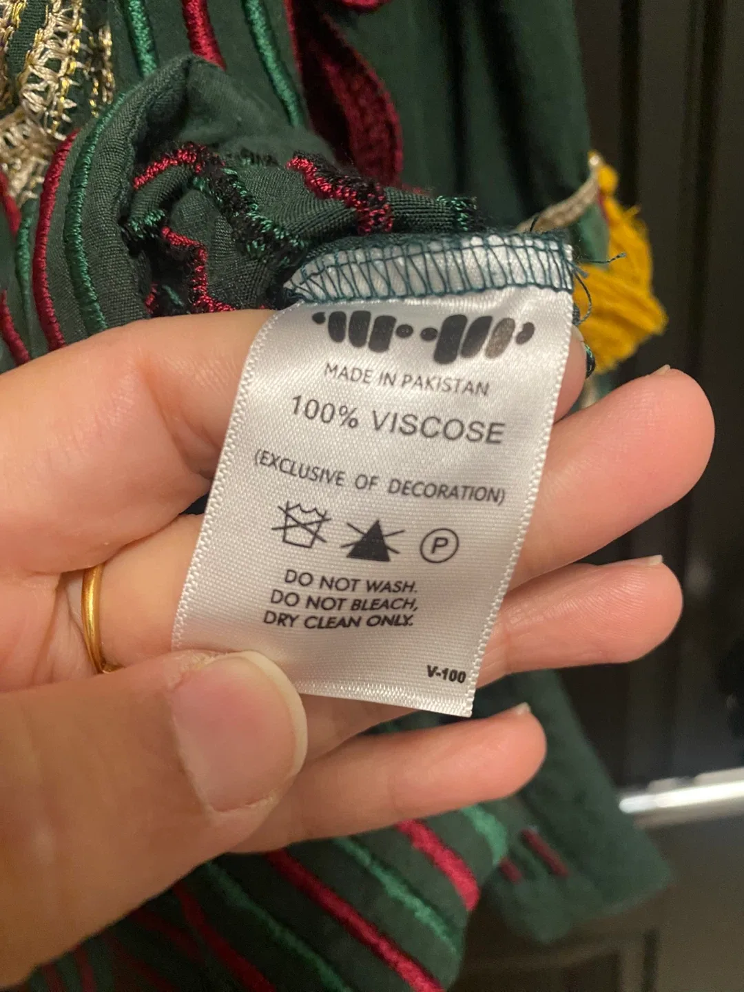 KhaadiKhaas Green Embroidered Kurti - Size 8 image indicator(7)