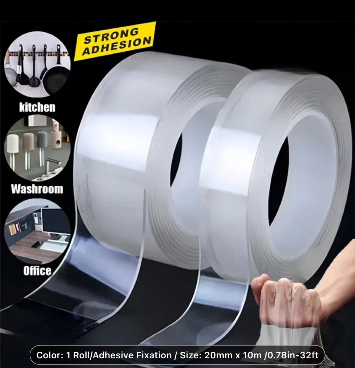 Super Strong Nano Double Sided Tape image indicator(5)