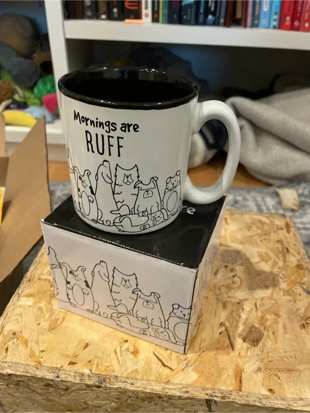 Mornings are RUFF Coffee Mug with Box image indicator(2)