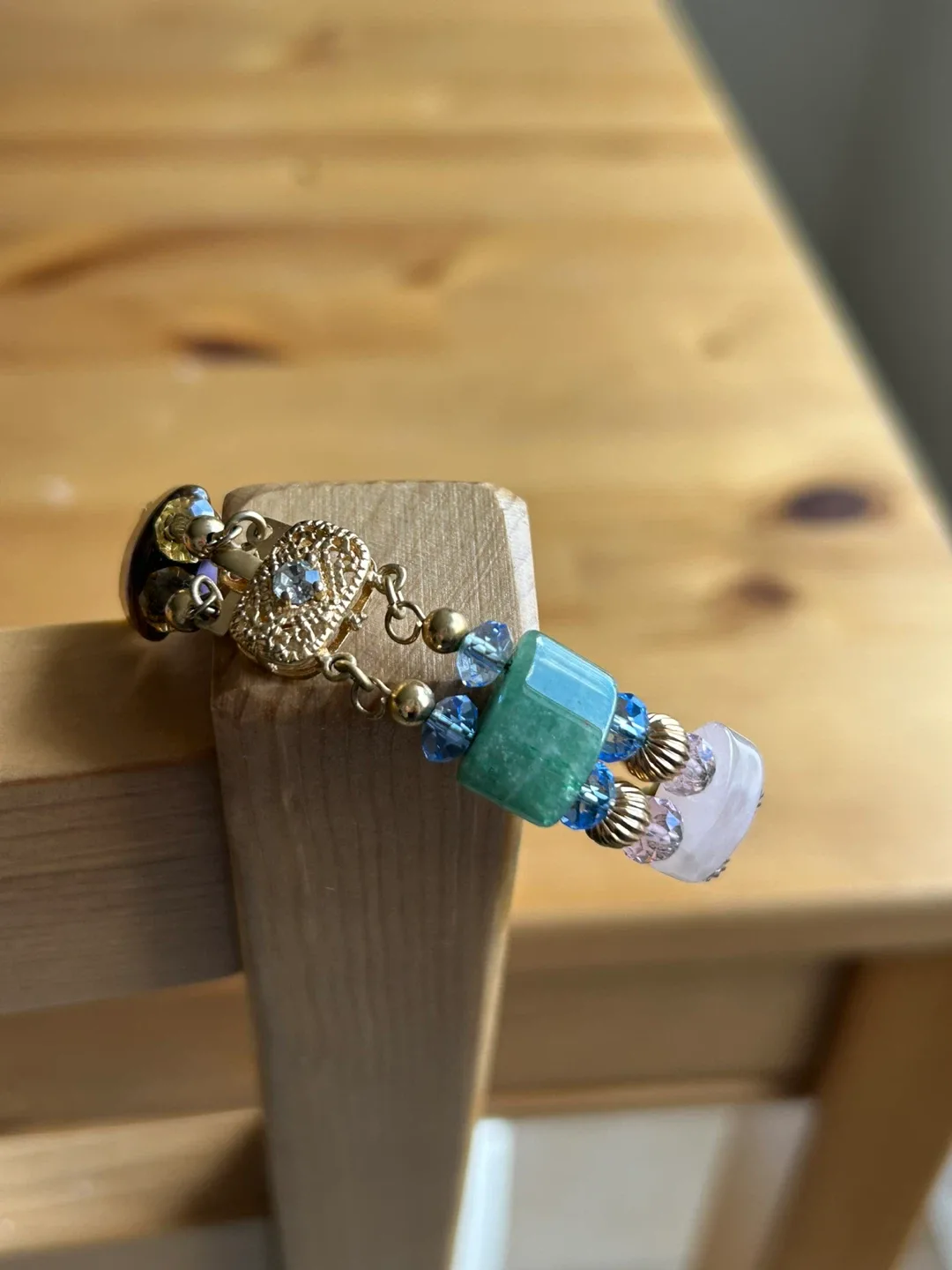 Handmade different Stones Bracelet image indicator(2)