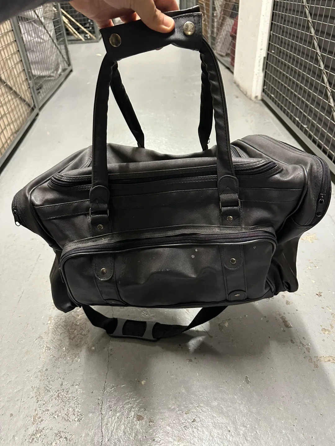 Leather Duffle Bag