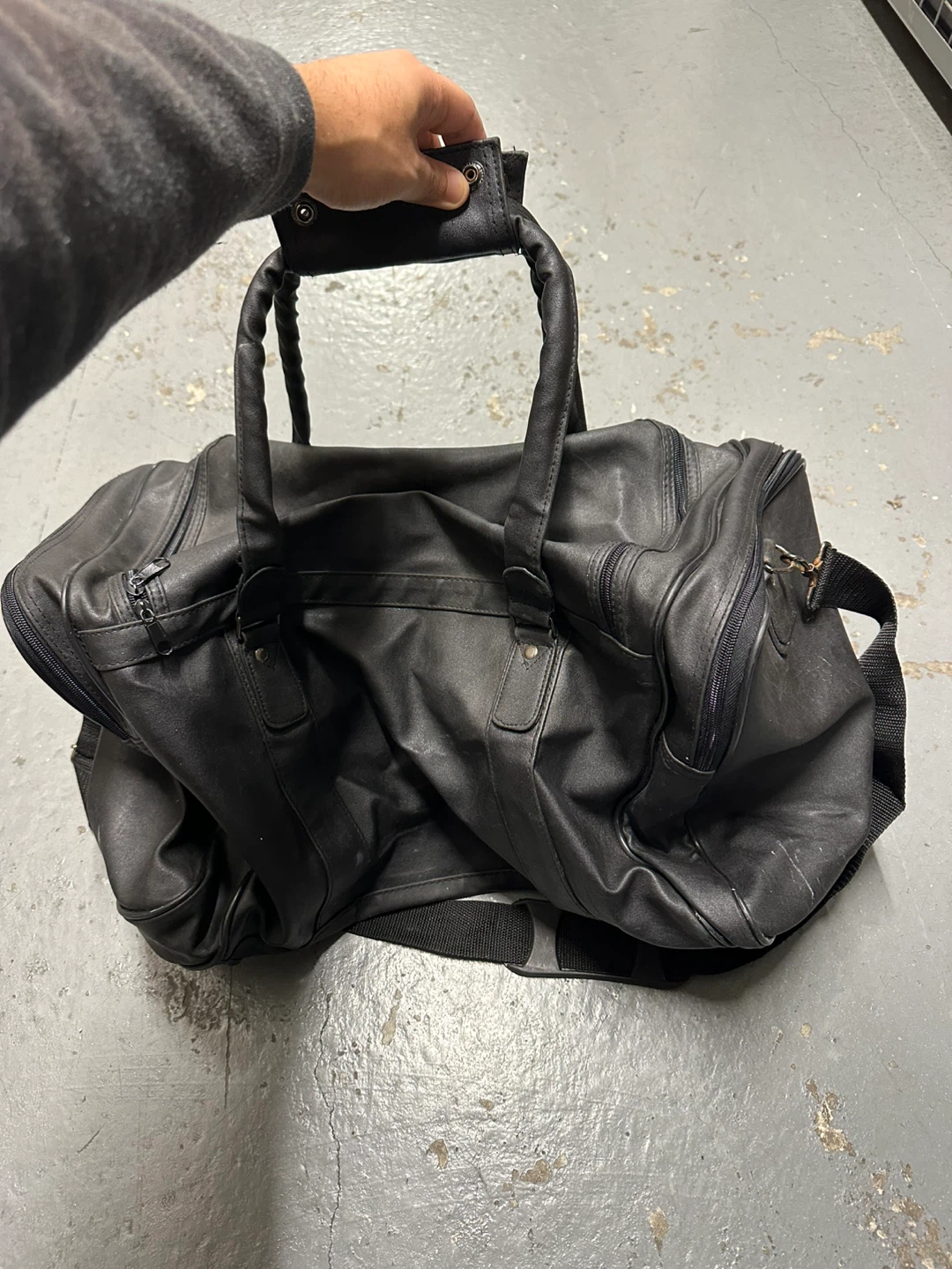 Leather Duffle Bag - photo 2