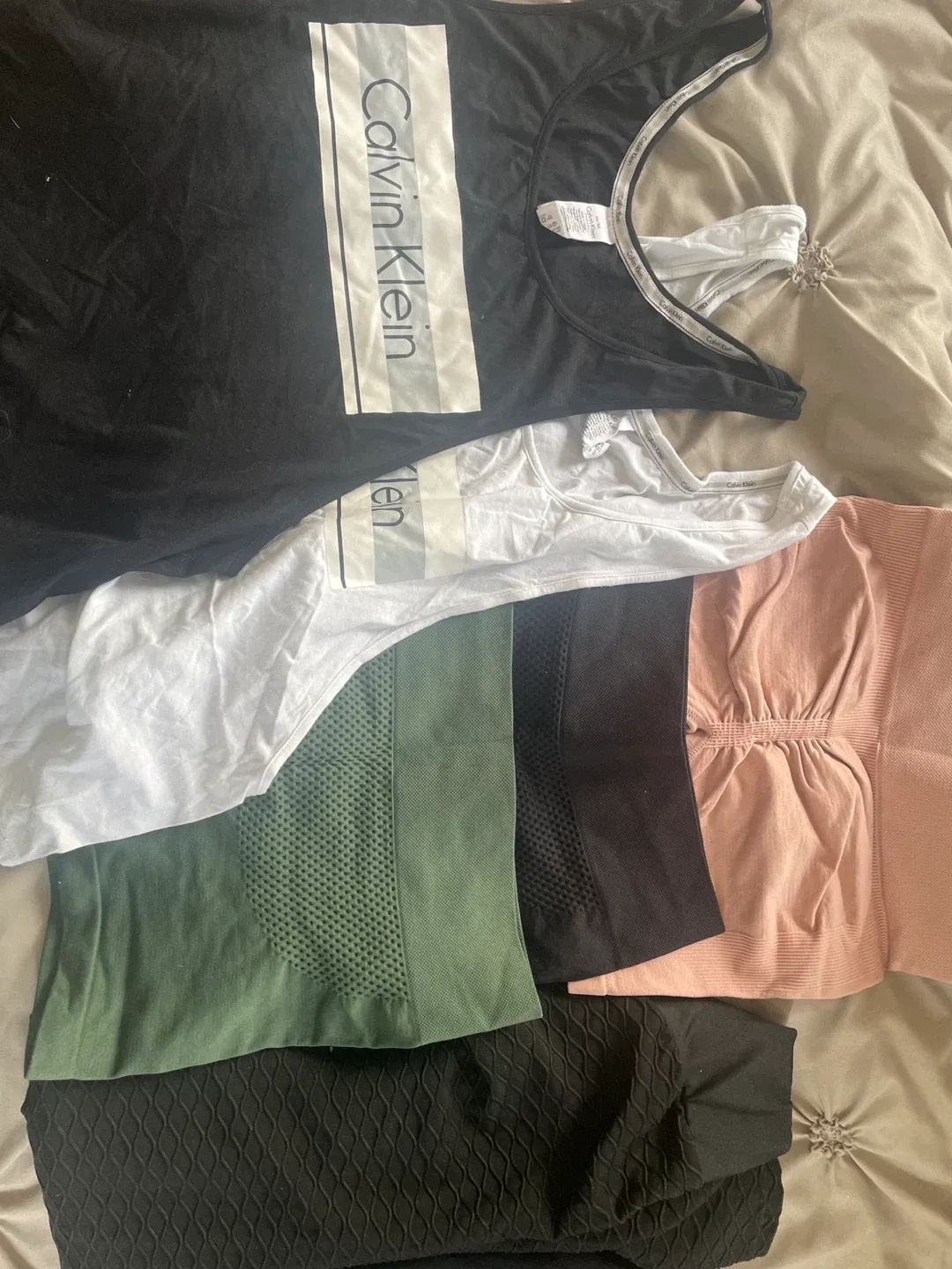 Bundle: Adidas, Nike, Calvin Klein Leggings & Tanks image indicator(3)