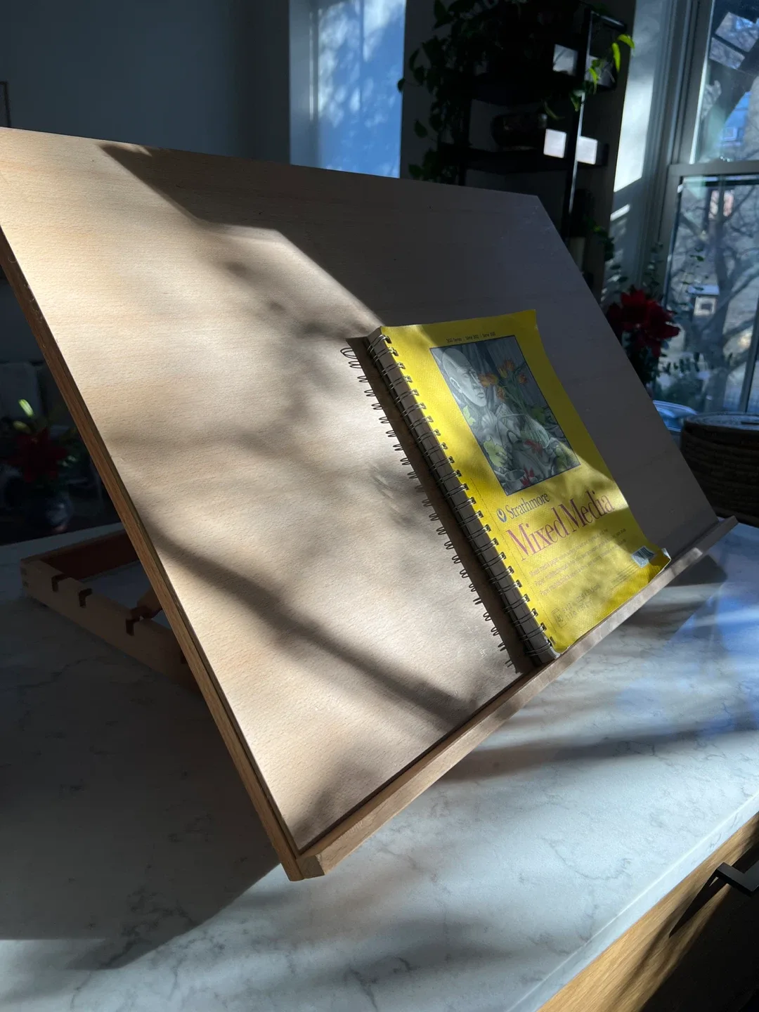 Solid Wood Easel-style Art Desk