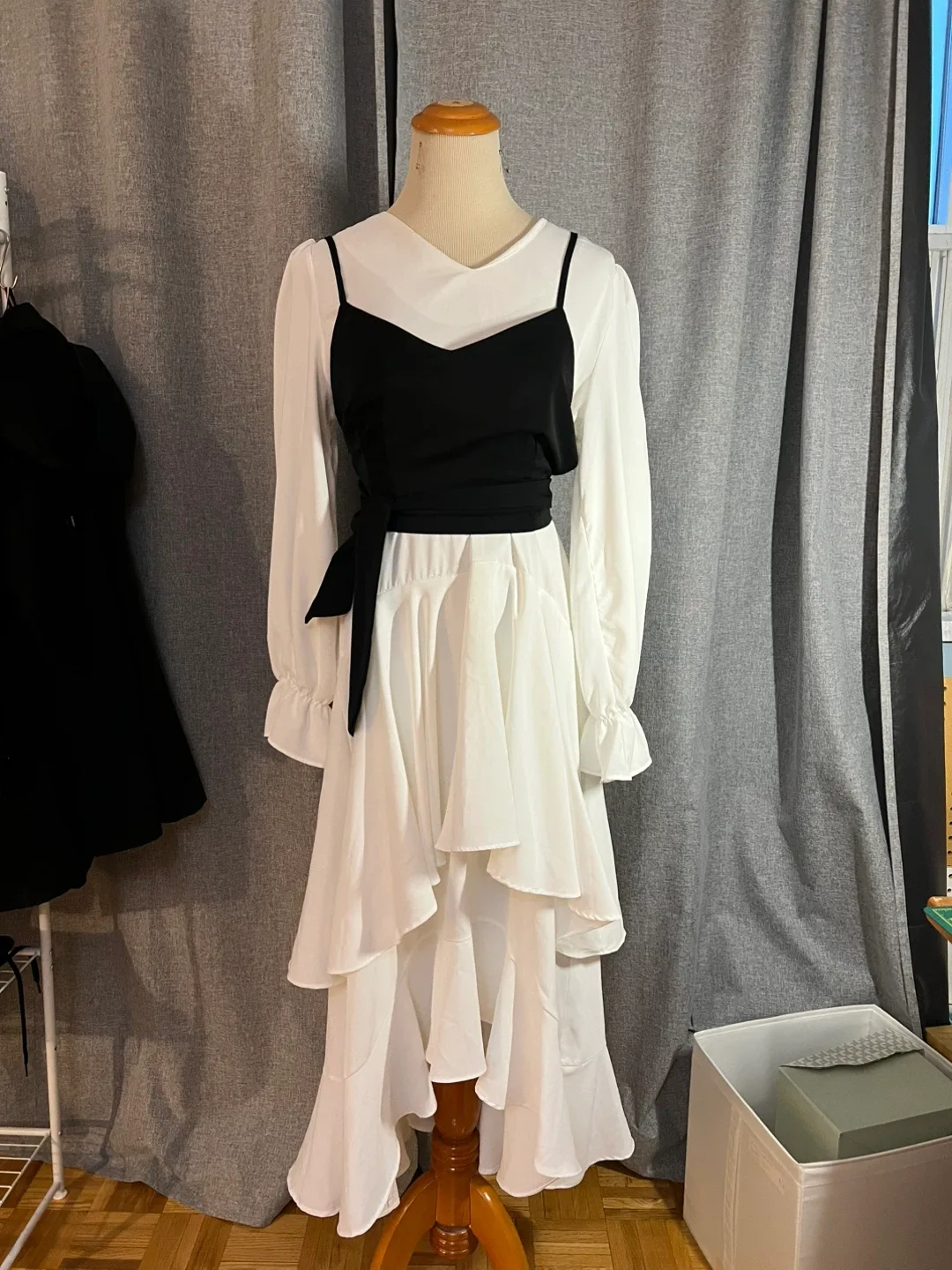 Black & White bustier Dress