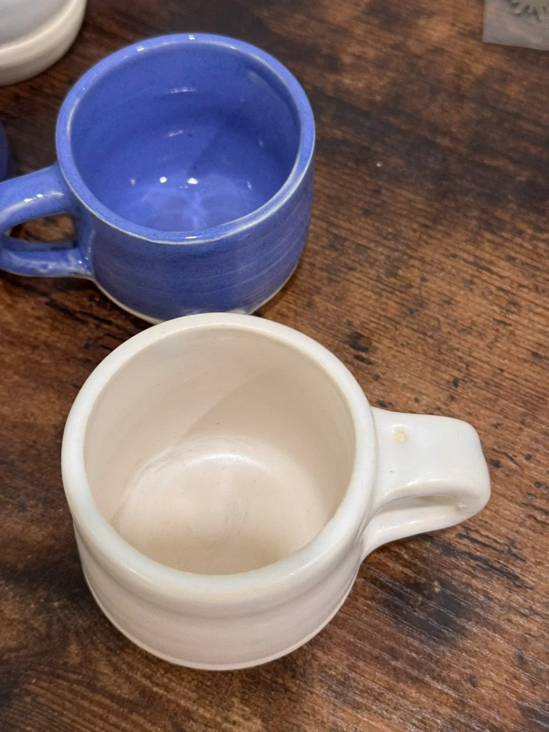 Handmade Ceramic Mugs - Blue & White image indicator(4)