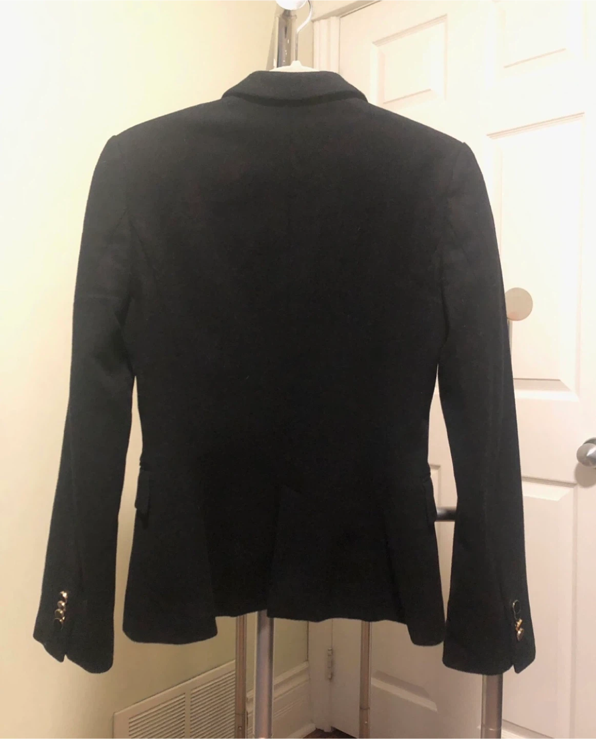 Zara Basic Black Blazer (Winter) - Size S - photo 2