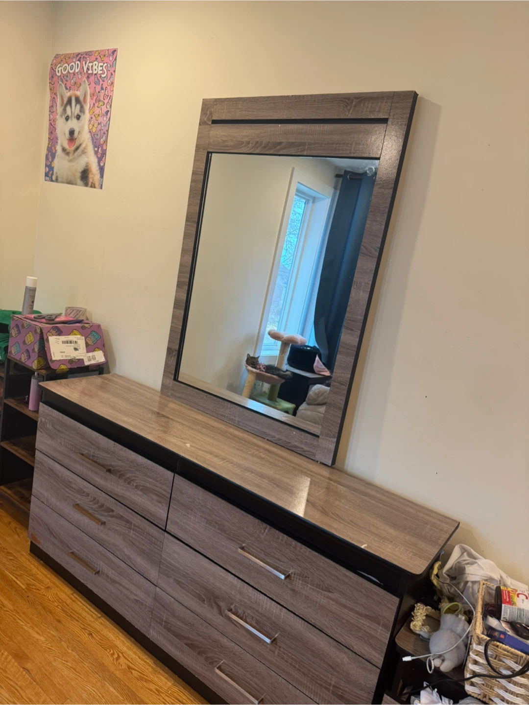 Bedroom Set - Bed(queen), Dresser, Nightstand, Wardrobe