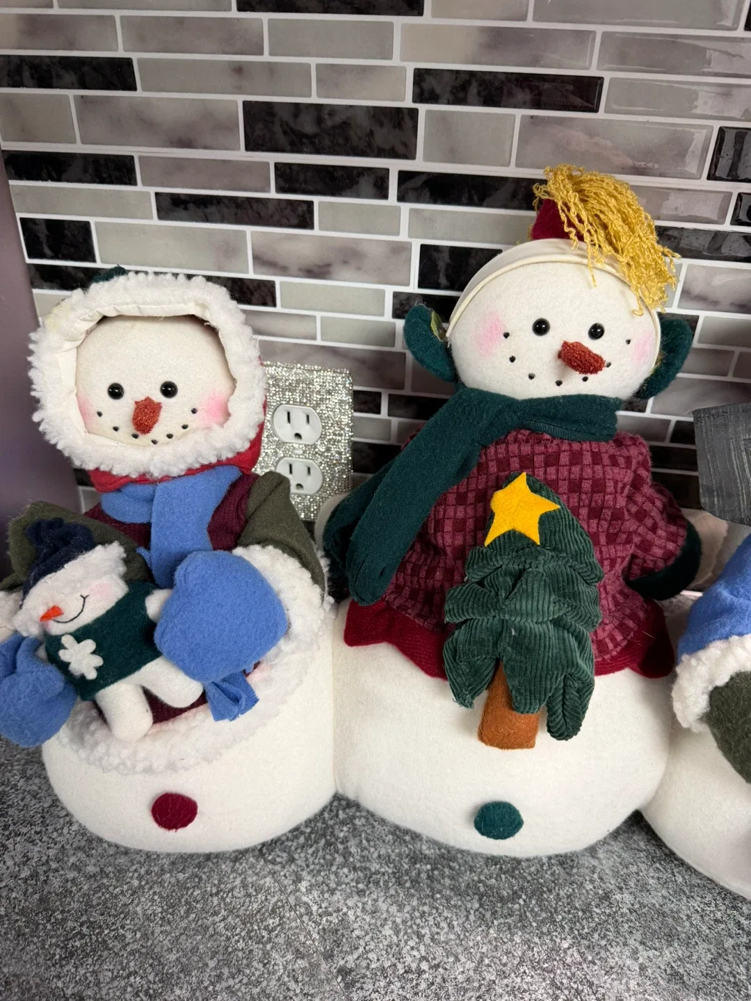 Set of 5 Snowman image indicator(2)