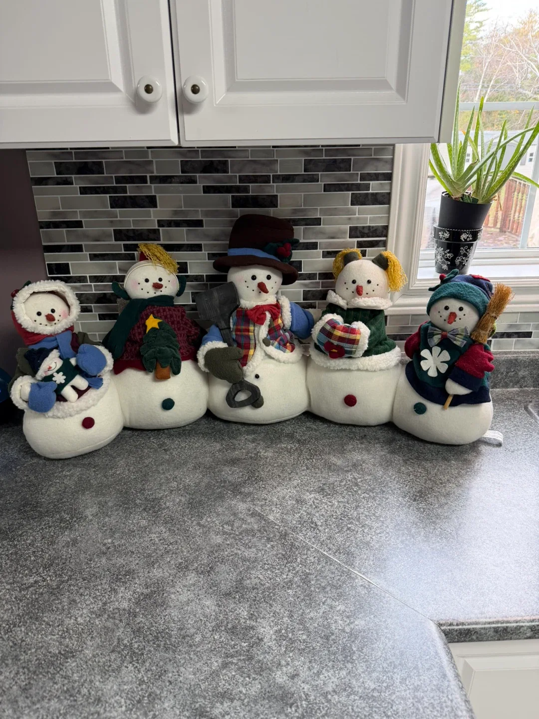 Set of 5 Snowman