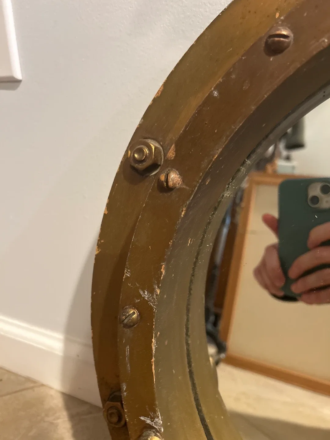 Nautical Porthole Style Wall Mirror image indicator(5)