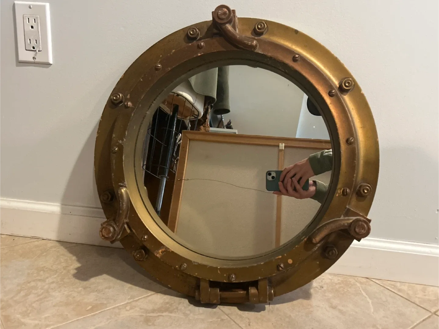 Nautical Porthole Style Wall Mirror