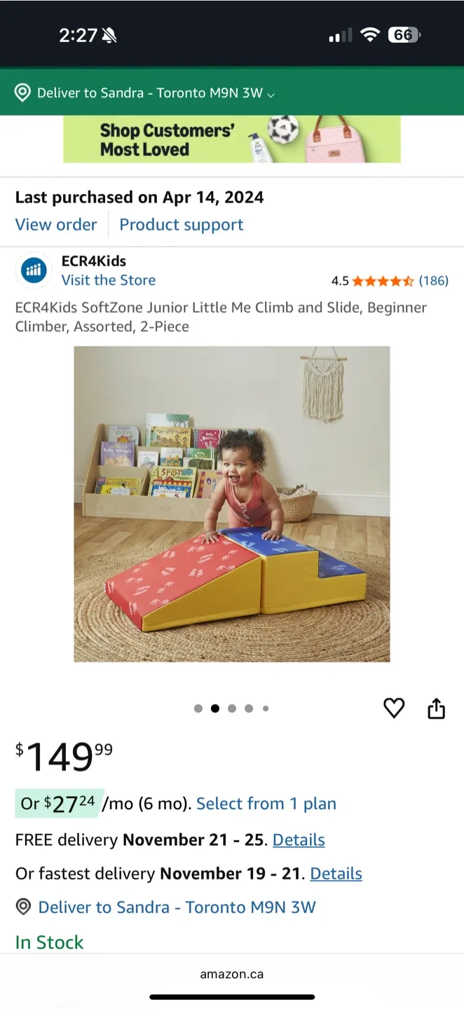 ECR4Kids SoftZone Junior Climb & Slide - 2 Piece image indicator(3)